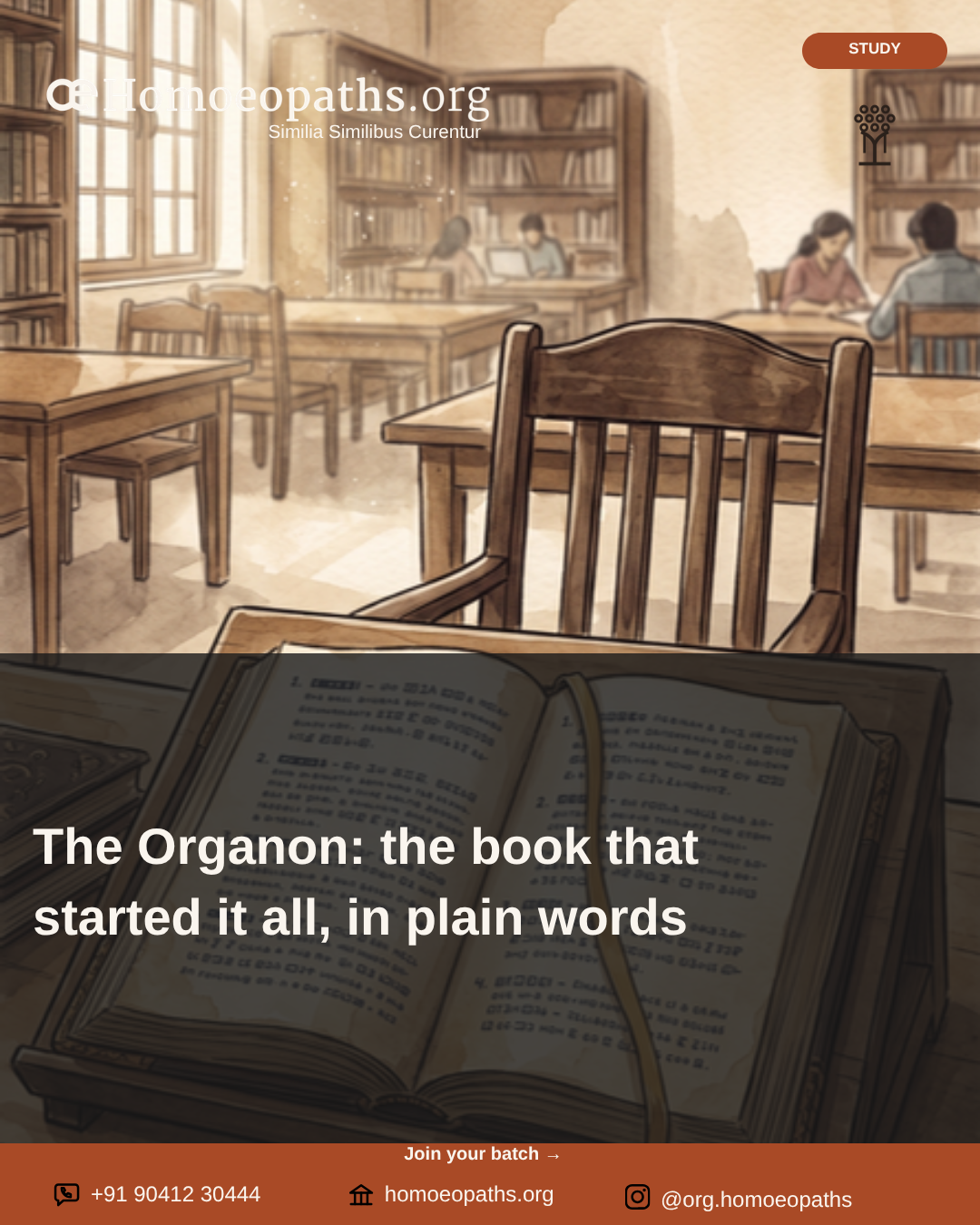 The Organon: the book that started it all, in plain words | Homoeopaths.org