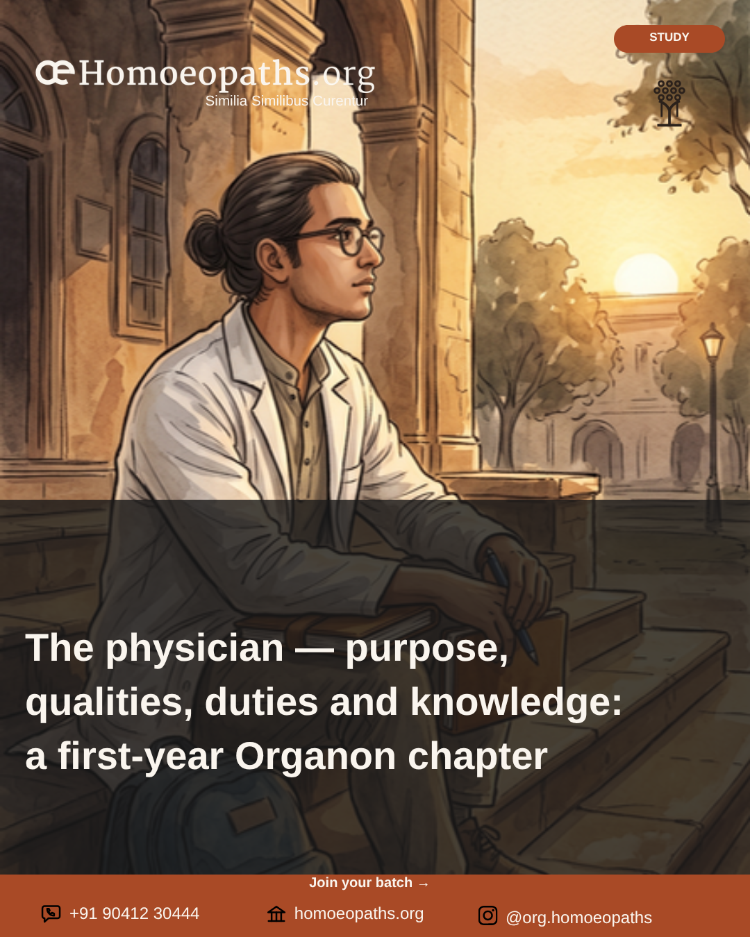 The physician — purpose, qualities, duties and knowledge: a first-year Organon chapter | Homoeopaths.org