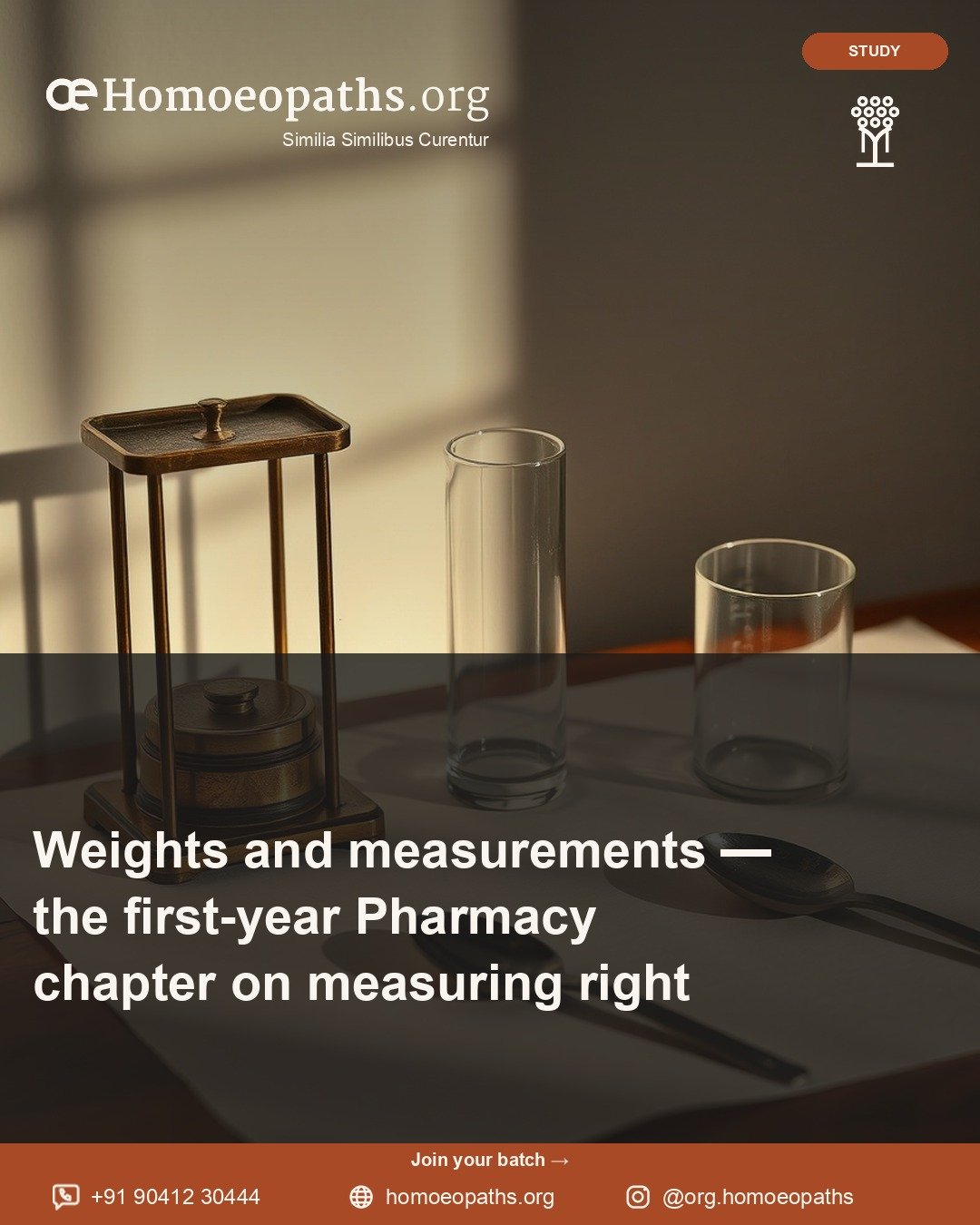 Weights and measurements — the first-year Pharmacy chapter on measuring right | Homoeopaths.org