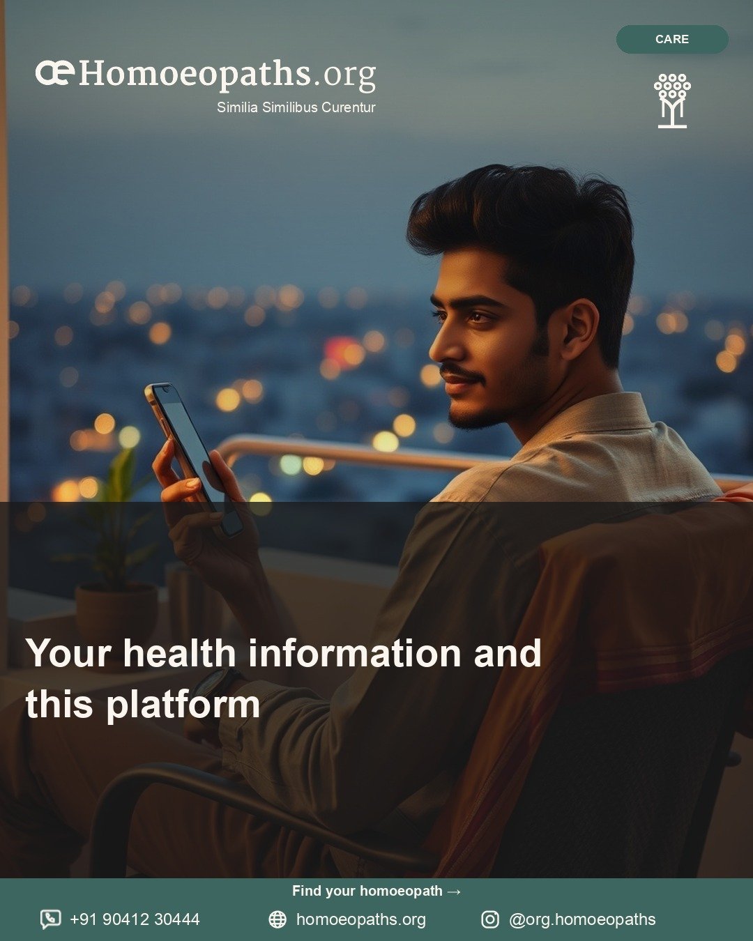 Your health information and this platform | Homoeopaths.org